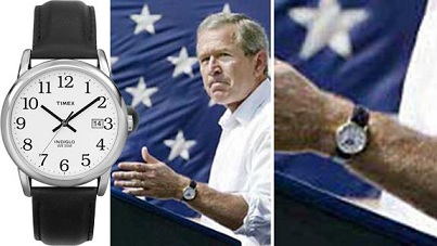 George Bush Timex